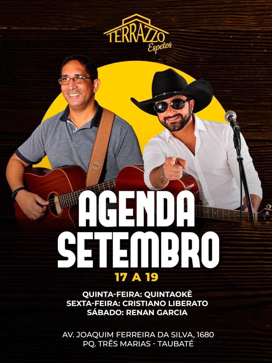 Flyer de Renan Garcia