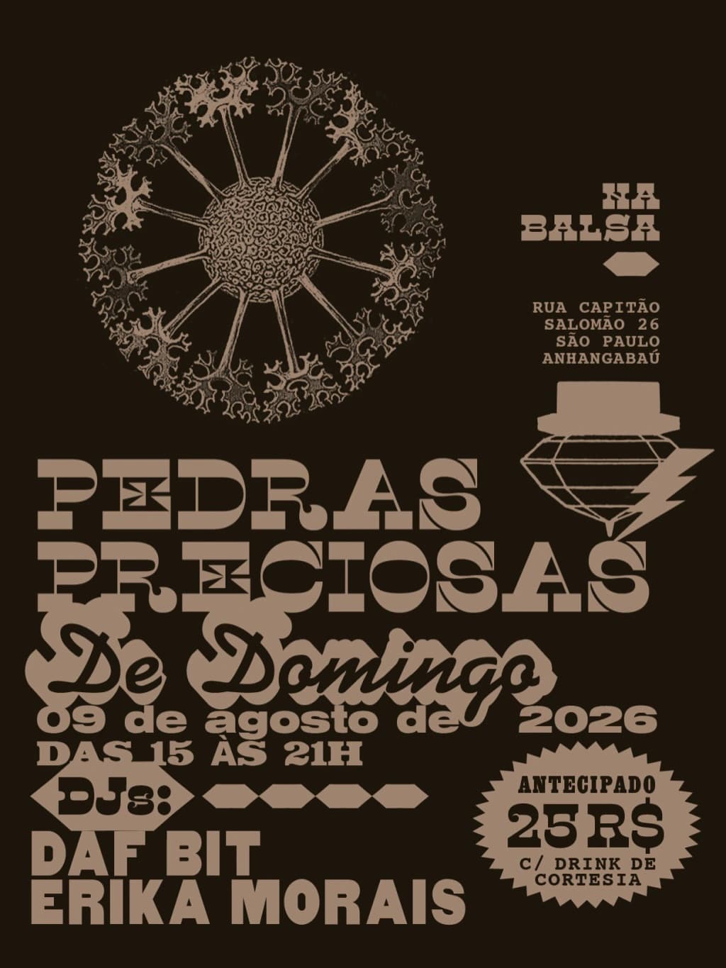 Flyer de Erika Morais