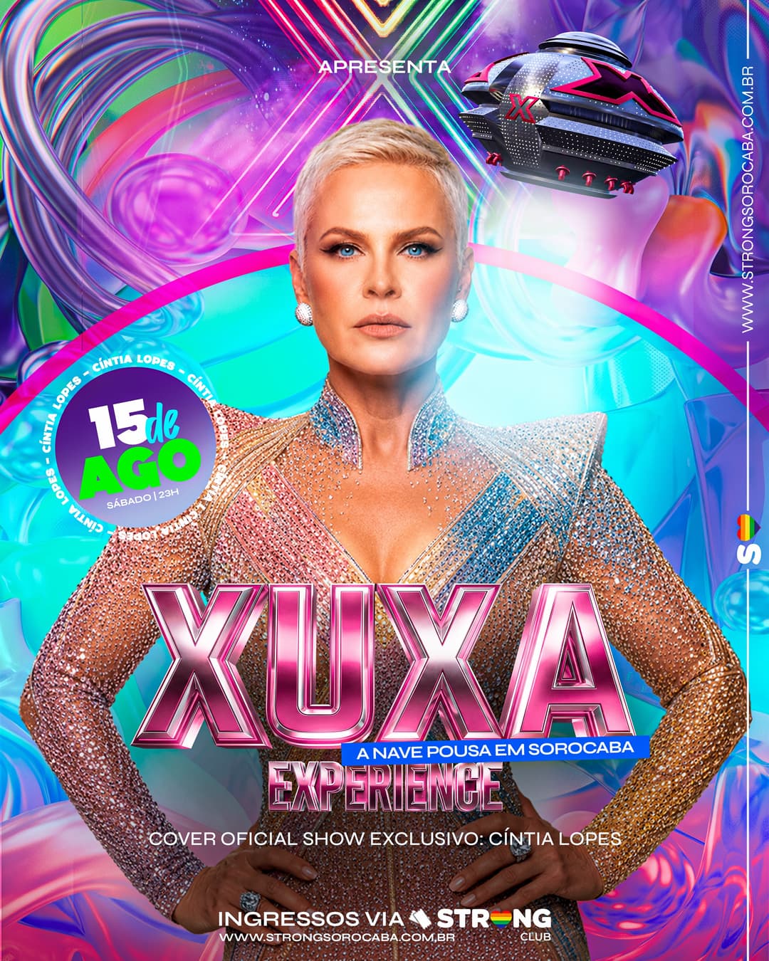 Flyer de Cíntia Lopes