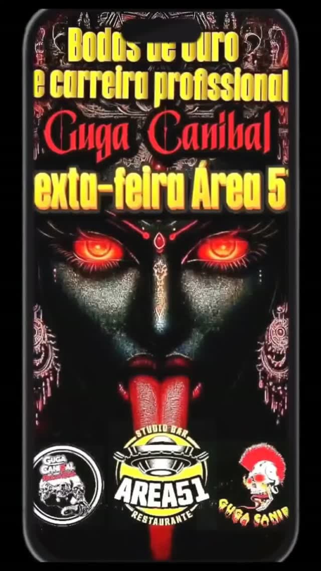 Flyer de Guga Canibal & os Nervosos
