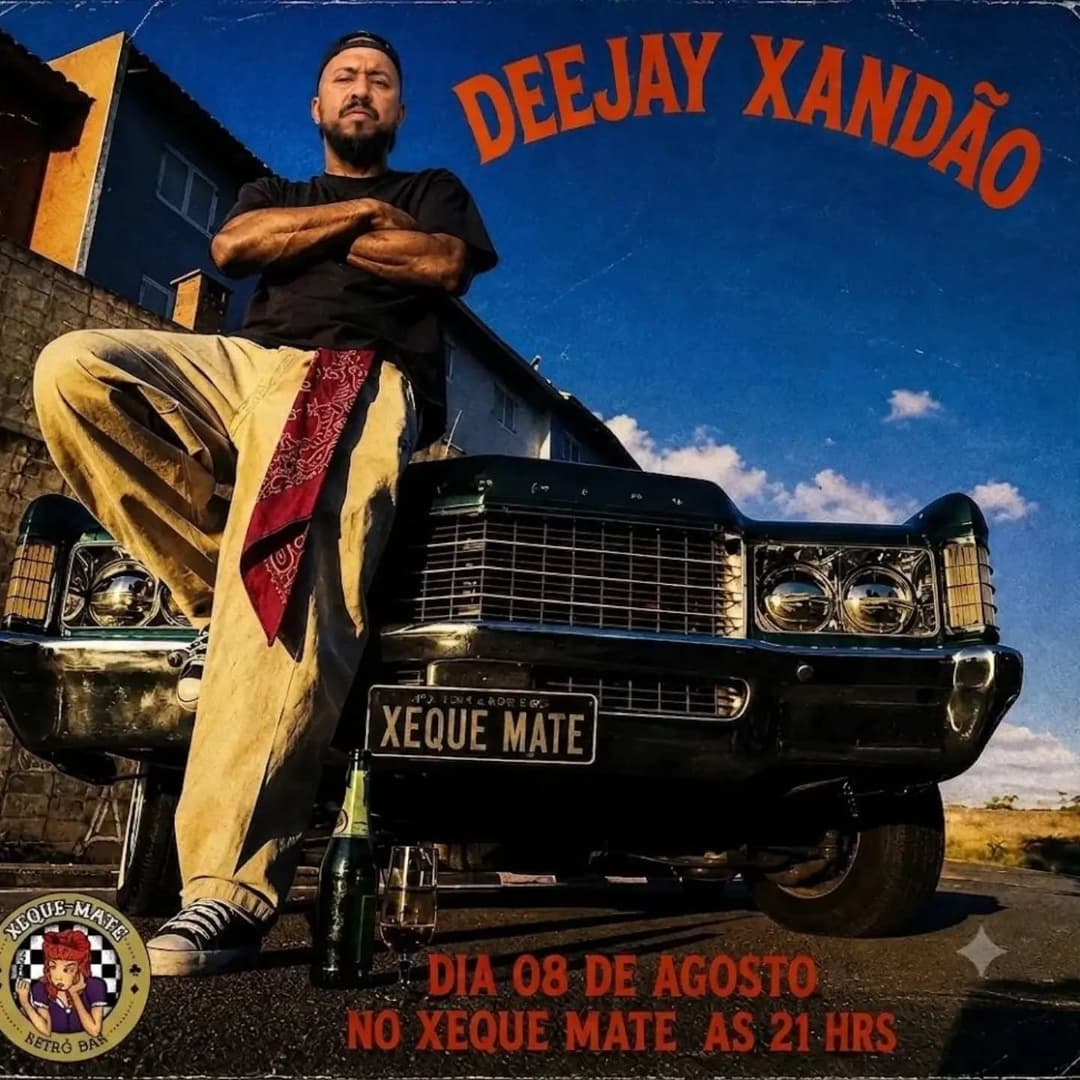 Flyer de Deejay Xandão