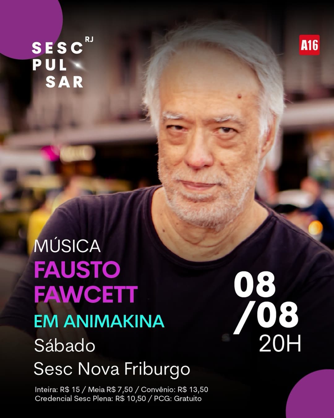 Flyer de Fausto Fawcett