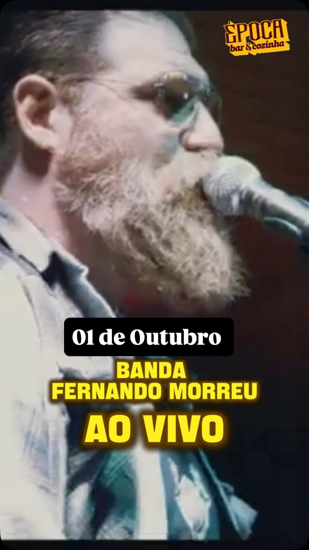 Flyer de Banda Fernando Morreu