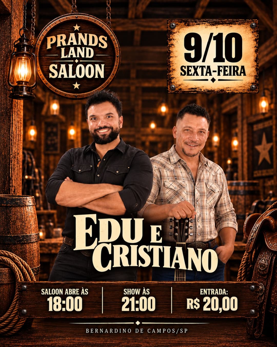 Flyer de Edu & Cristiano