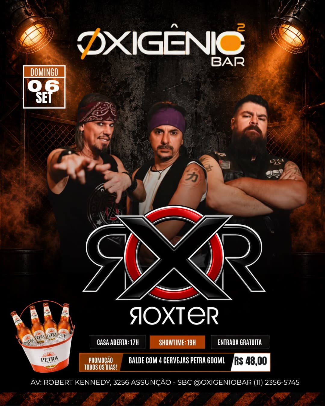 Flyer de Banda Roxter