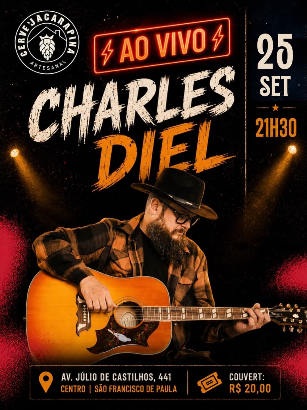 Flyer de Charles Diel