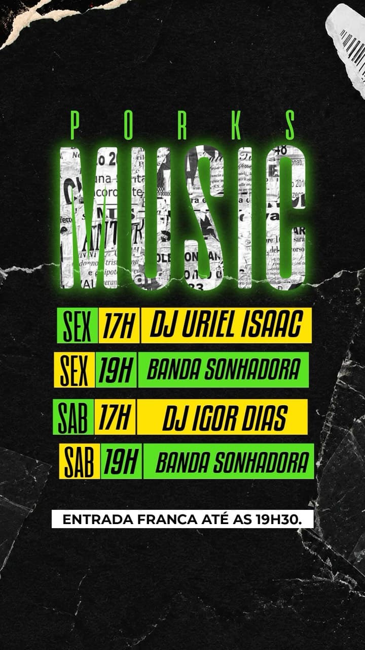 Flyer de Banda Sonhadora