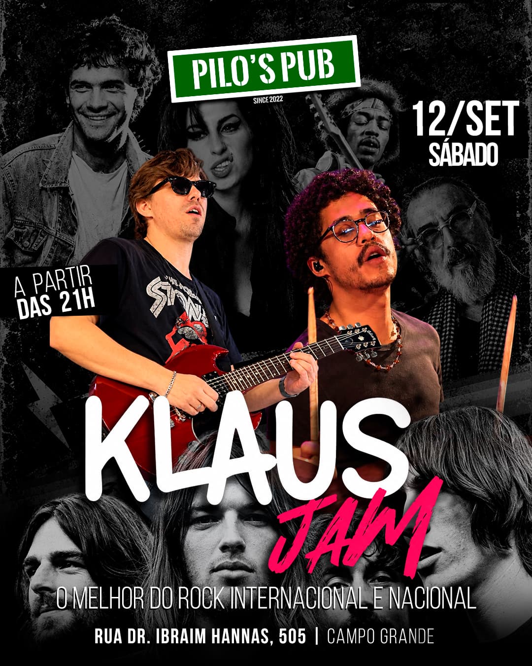 Flyer de Klaus Jam