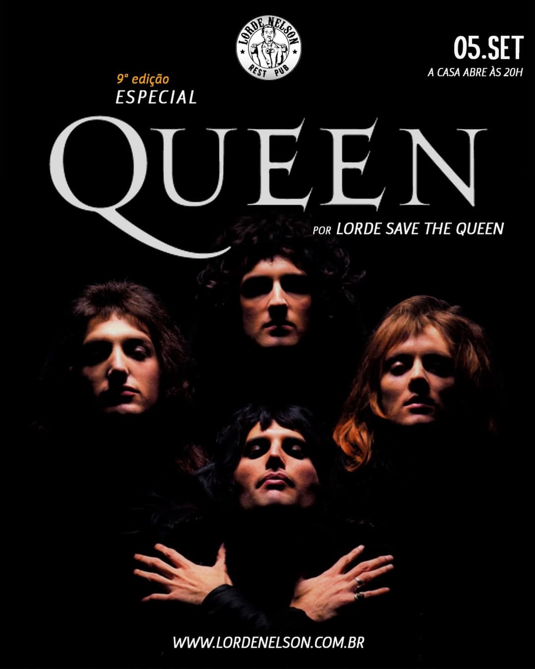 Flyer de Lorde Save The Queen