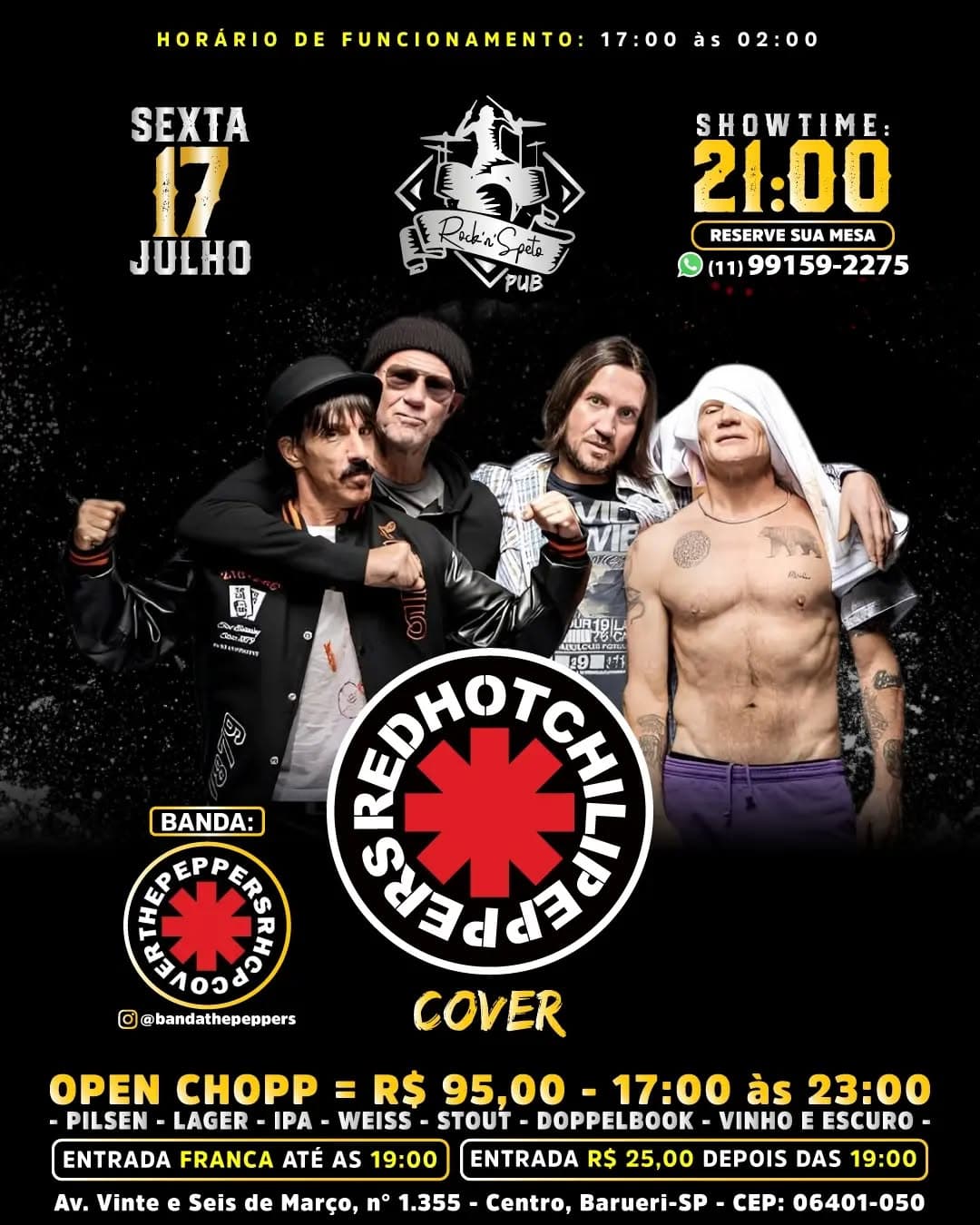 Flyer de Bandathepeppers