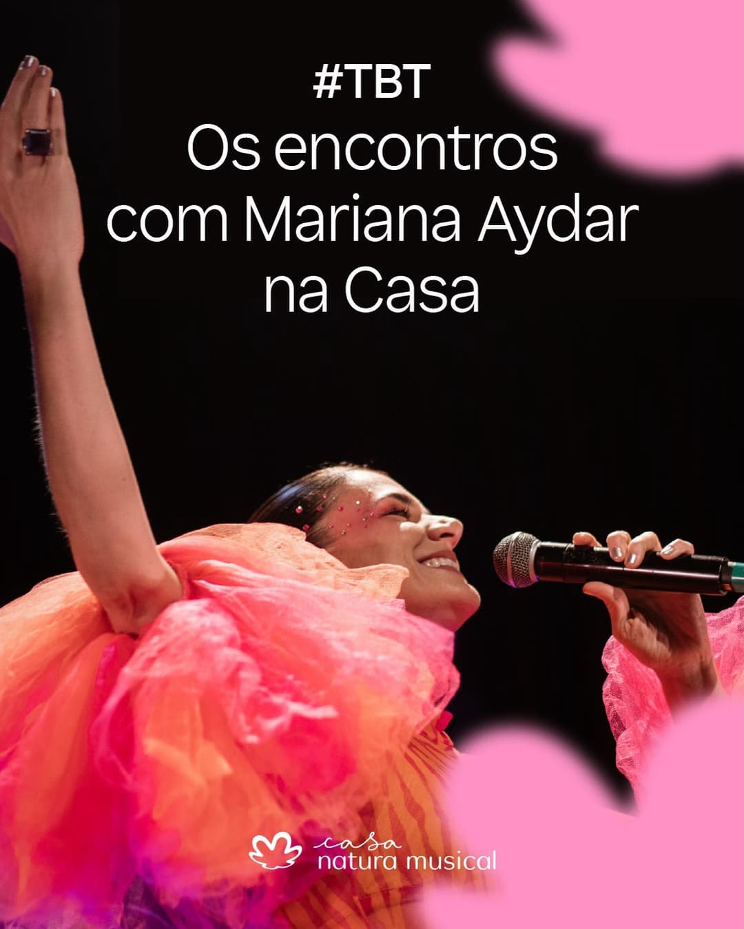 Flyer de Mariana Aydar
