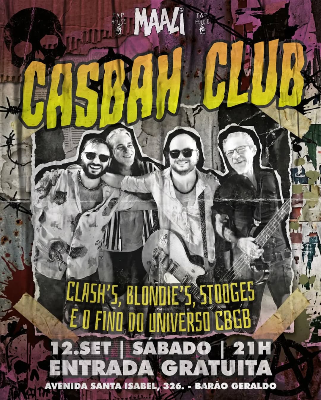 Flyer de Casbah Club
