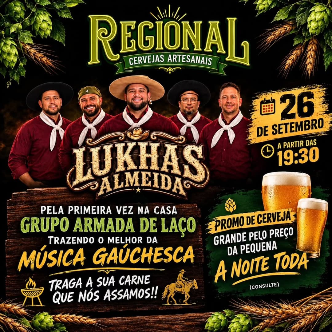 Flyer de Grupo Armada de Laço