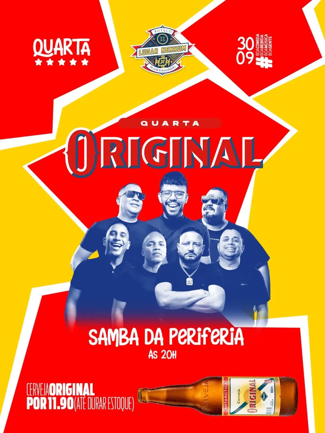Flyer de Samba da Periferia