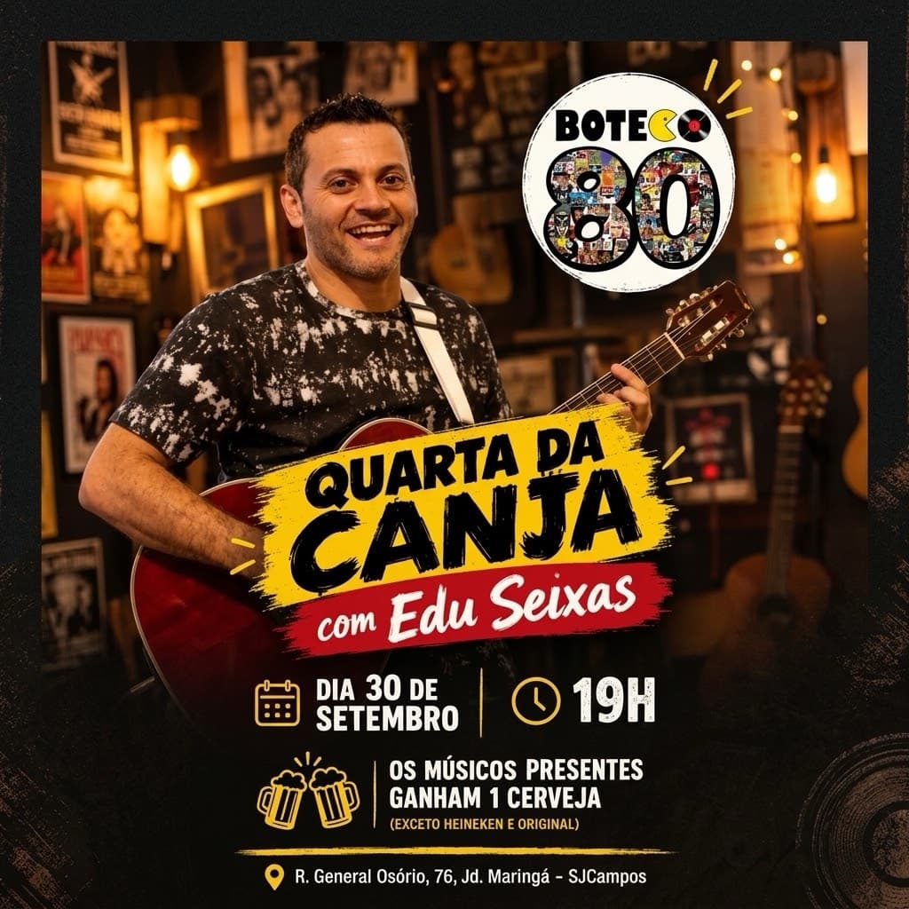 Flyer de Do Pop Ao Rock