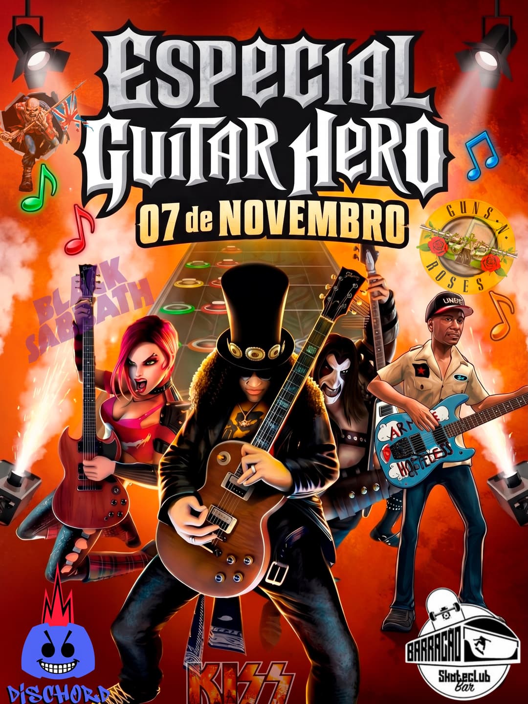 Flyer de Banda Dischord