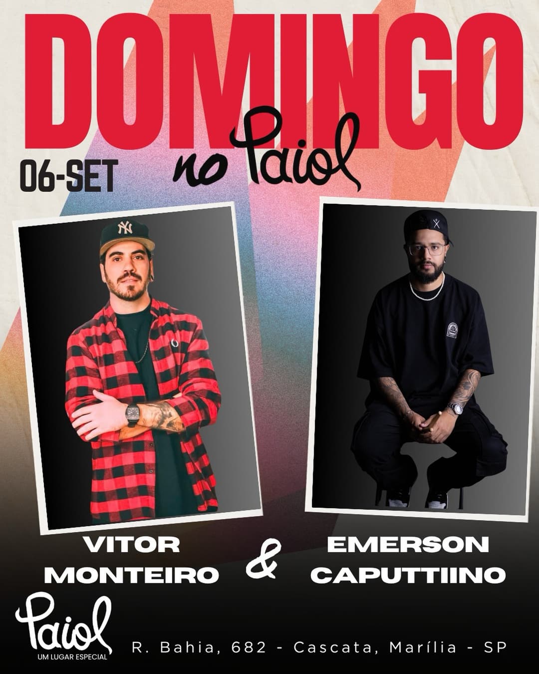 Flyer de Vitor Monteiro