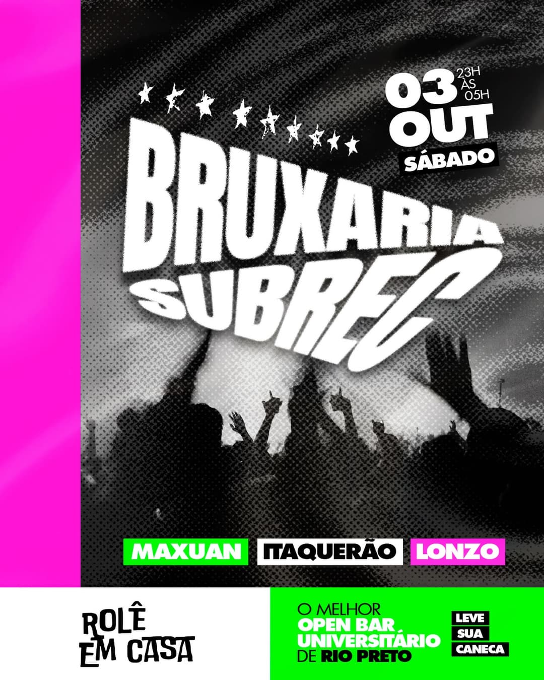 Flyer de Maxuan, Itaquerão e Lonzo