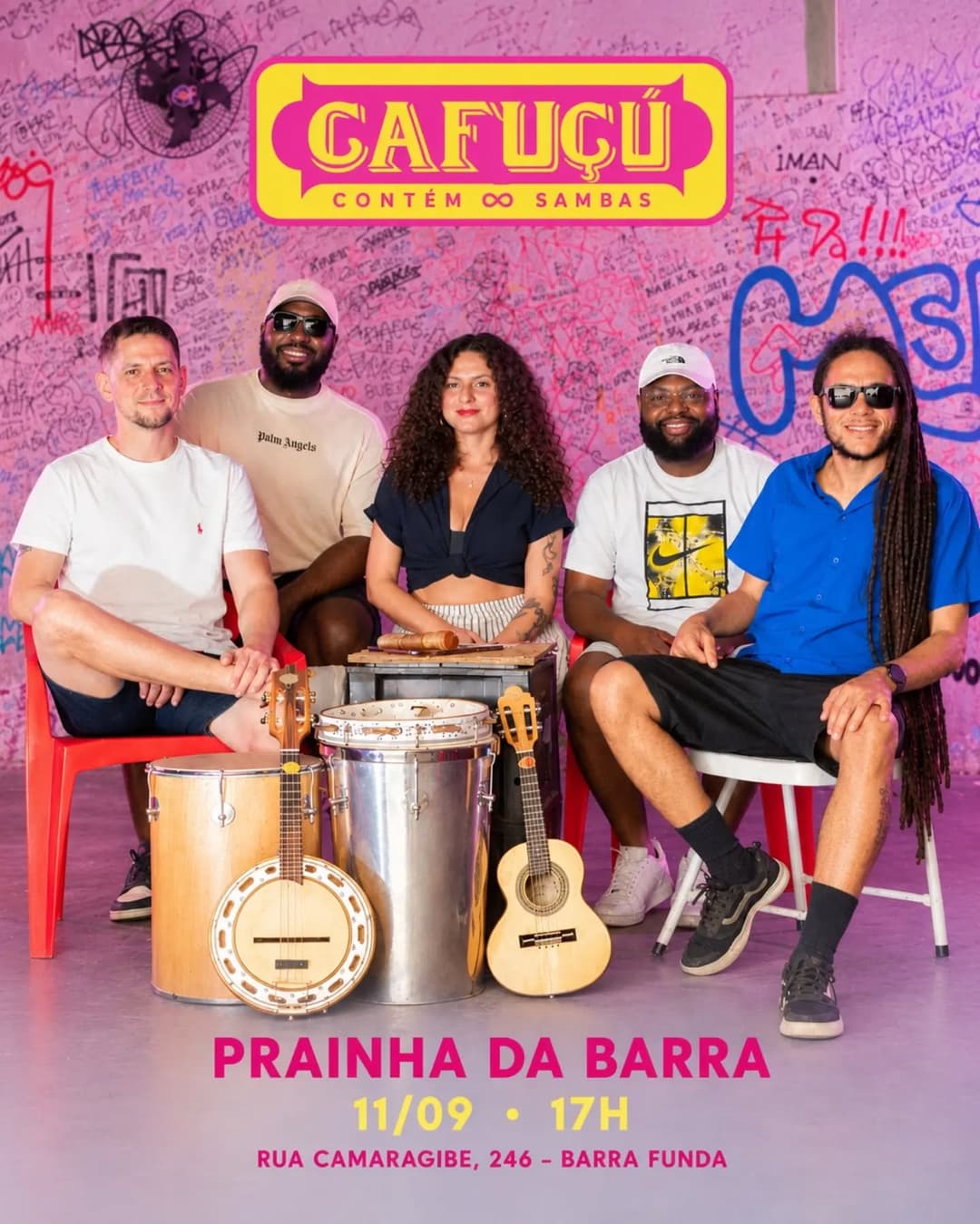 Flyer de Samba Cafuçú