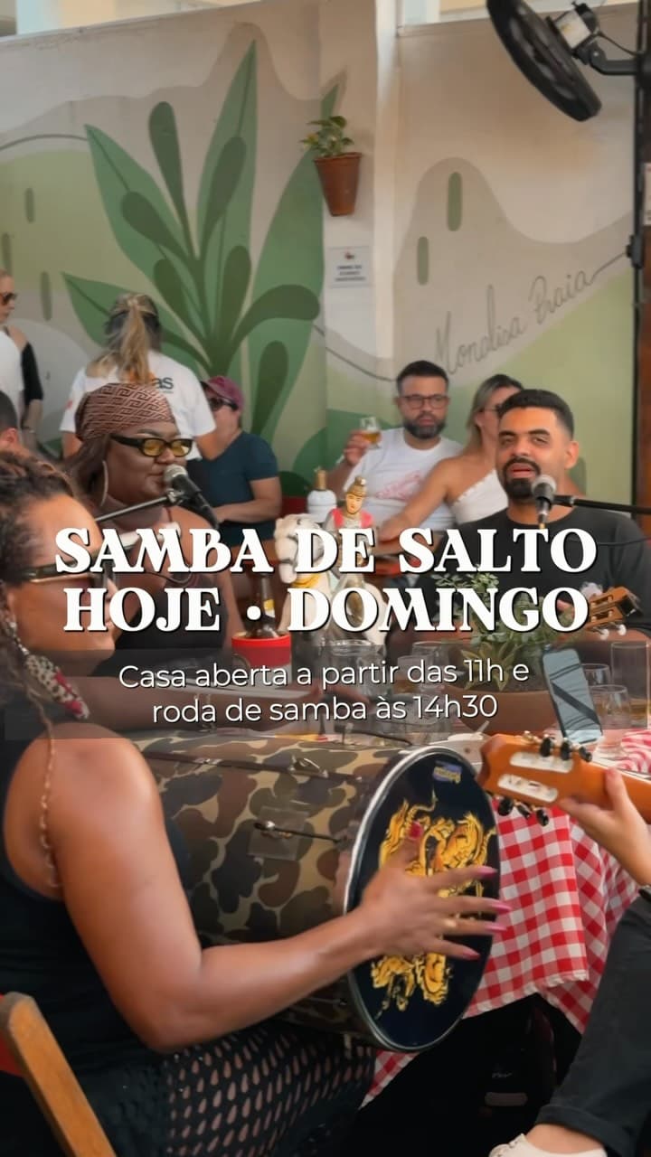 Flyer de Samba de Salto