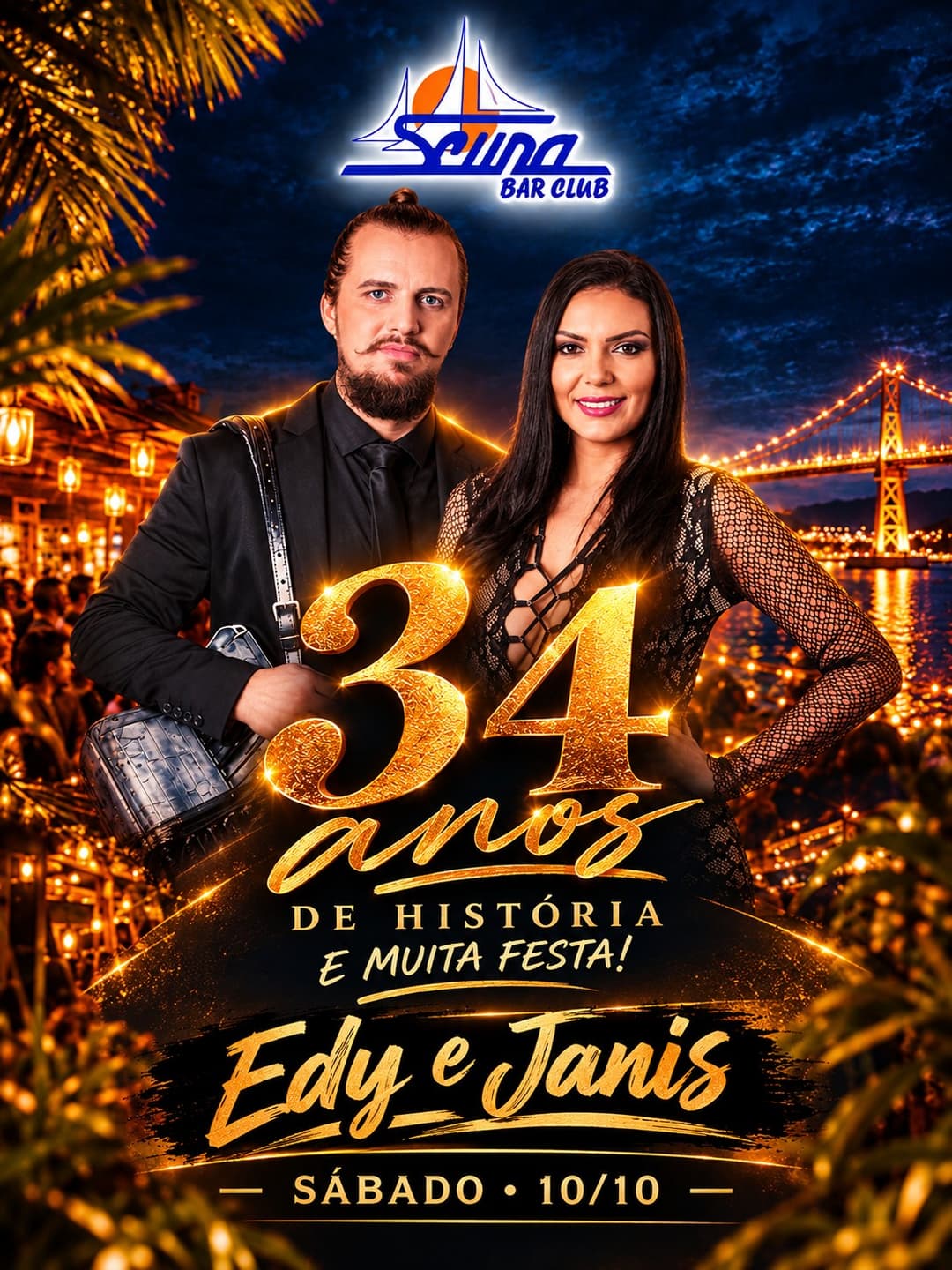 Flyer de Edy e Janis