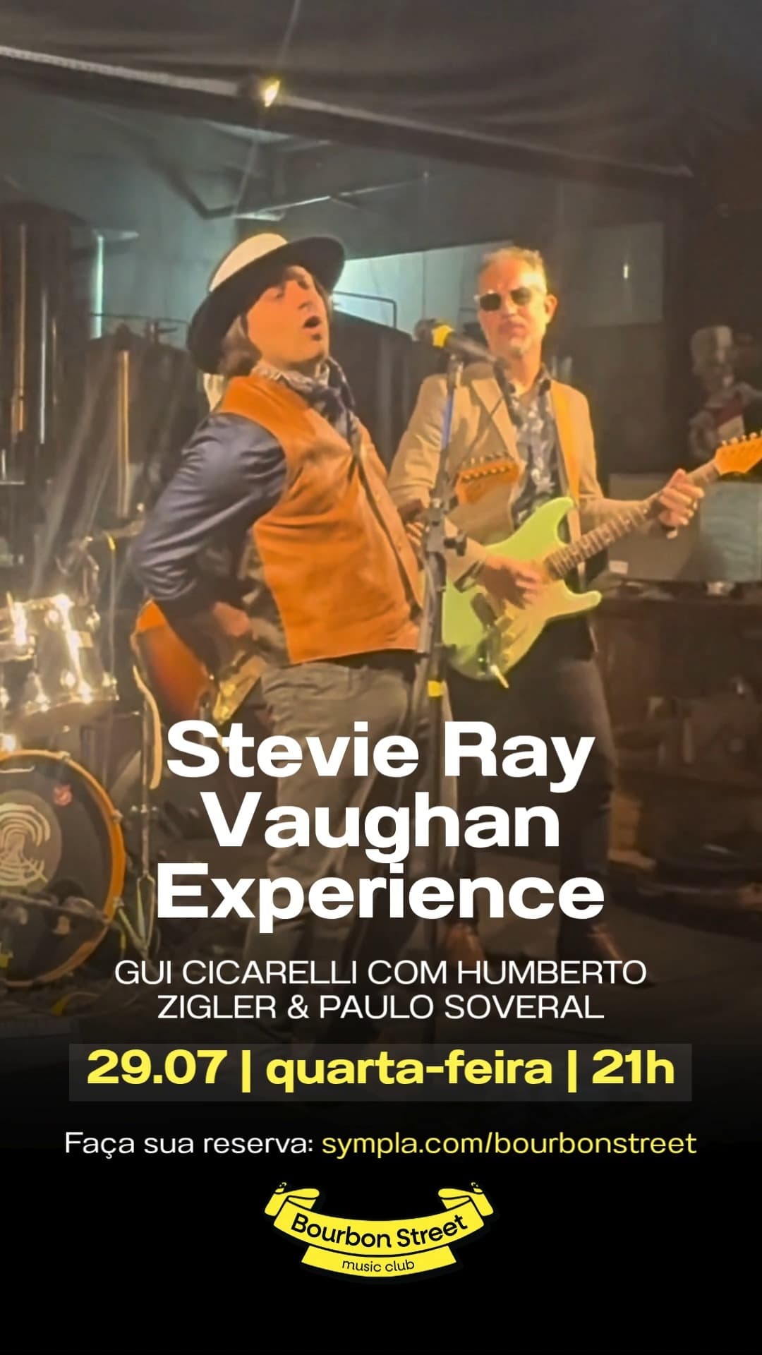 Flyer de Stevie Ray Vaughan Experience