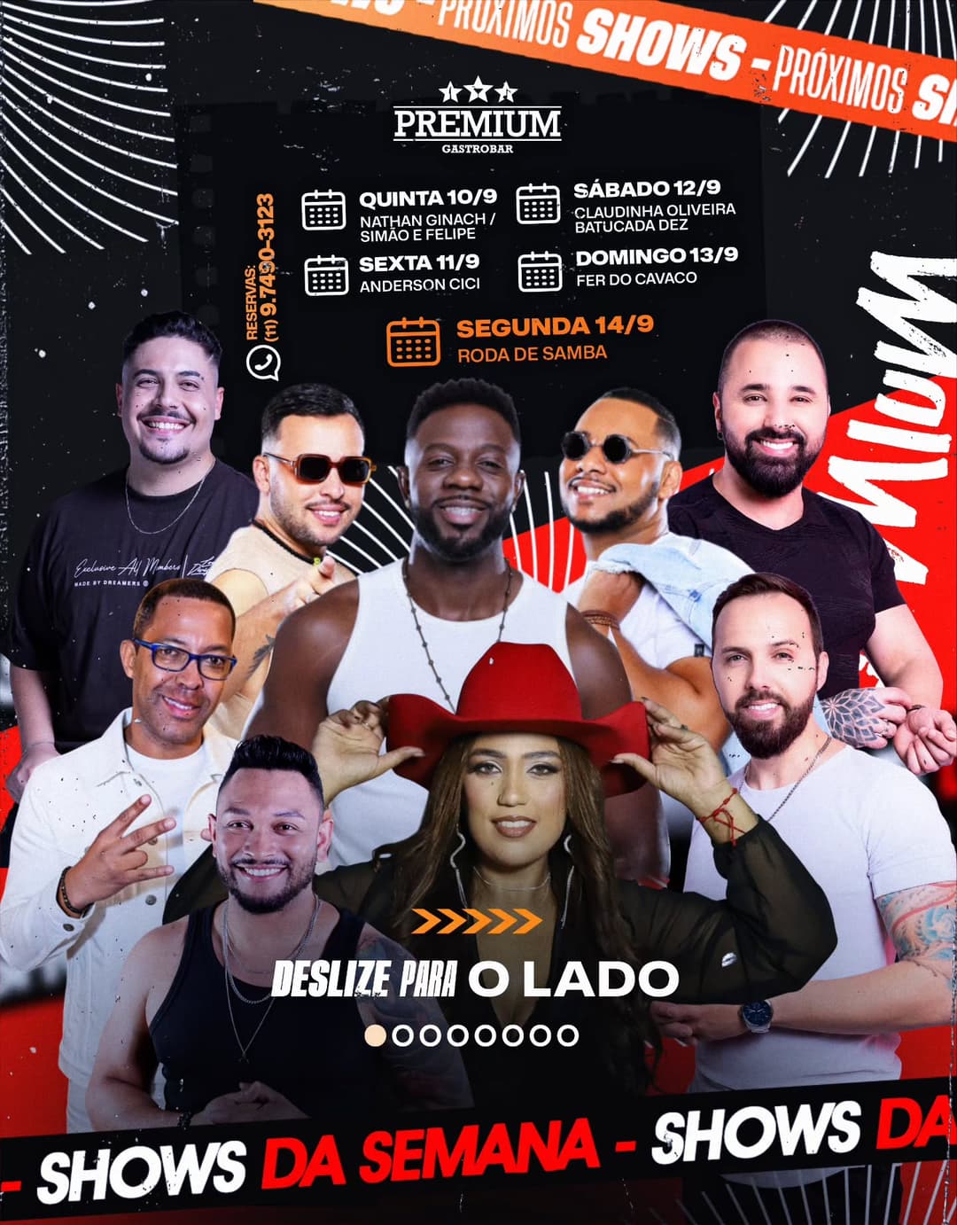 Flyer de Anderson Cici e DJ Chivits