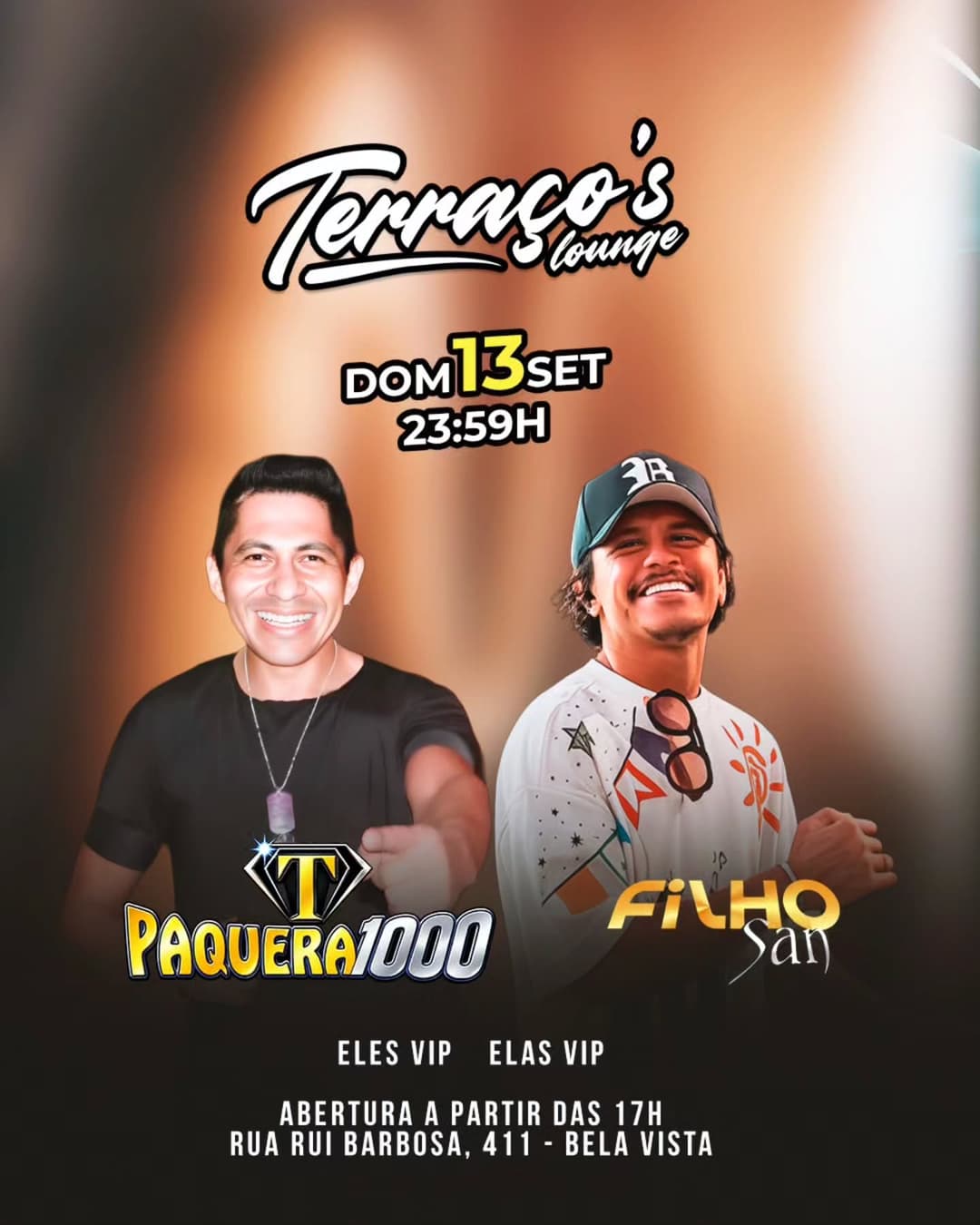 Flyer de Filho San e paquera1000