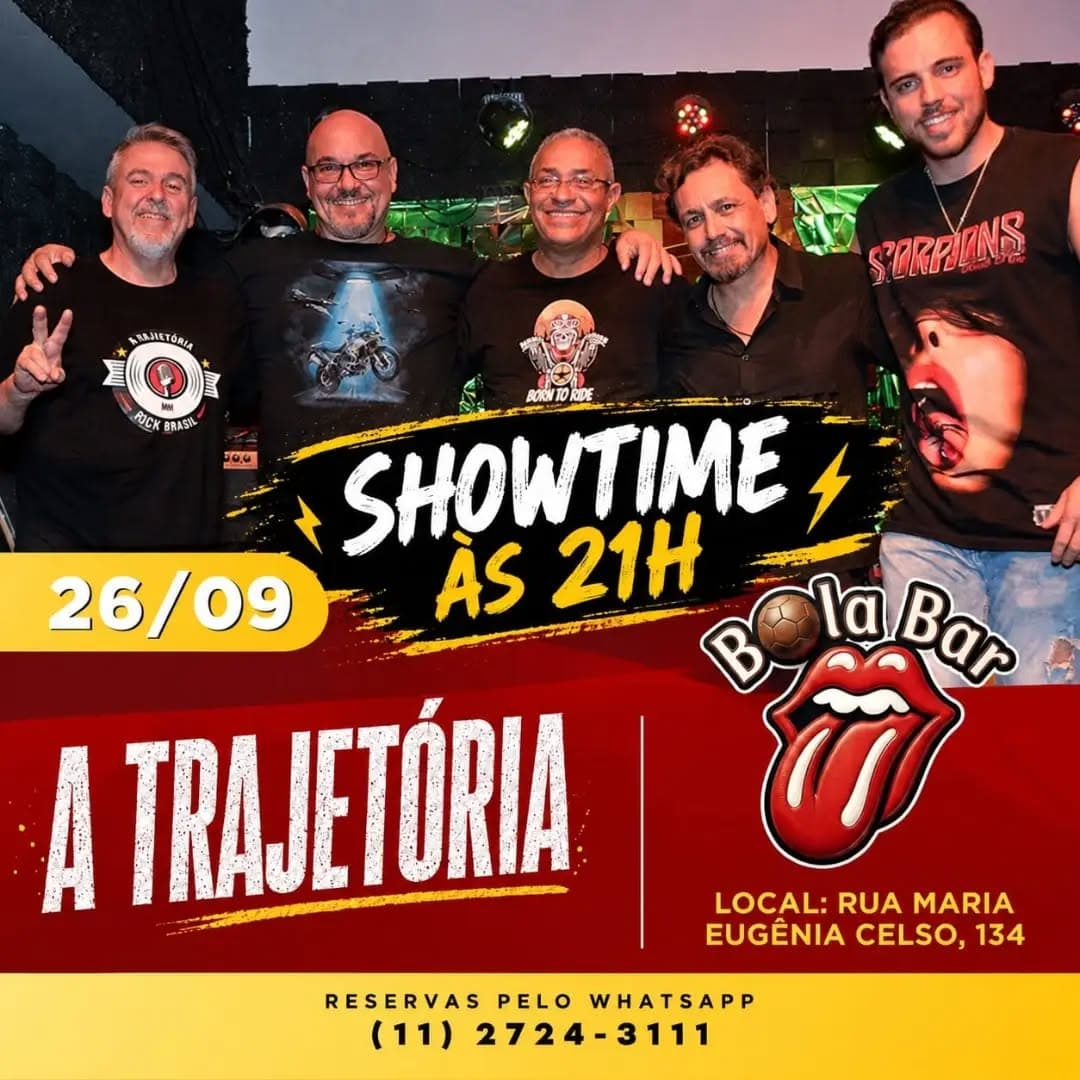 Flyer de A TRAJETÓRIA