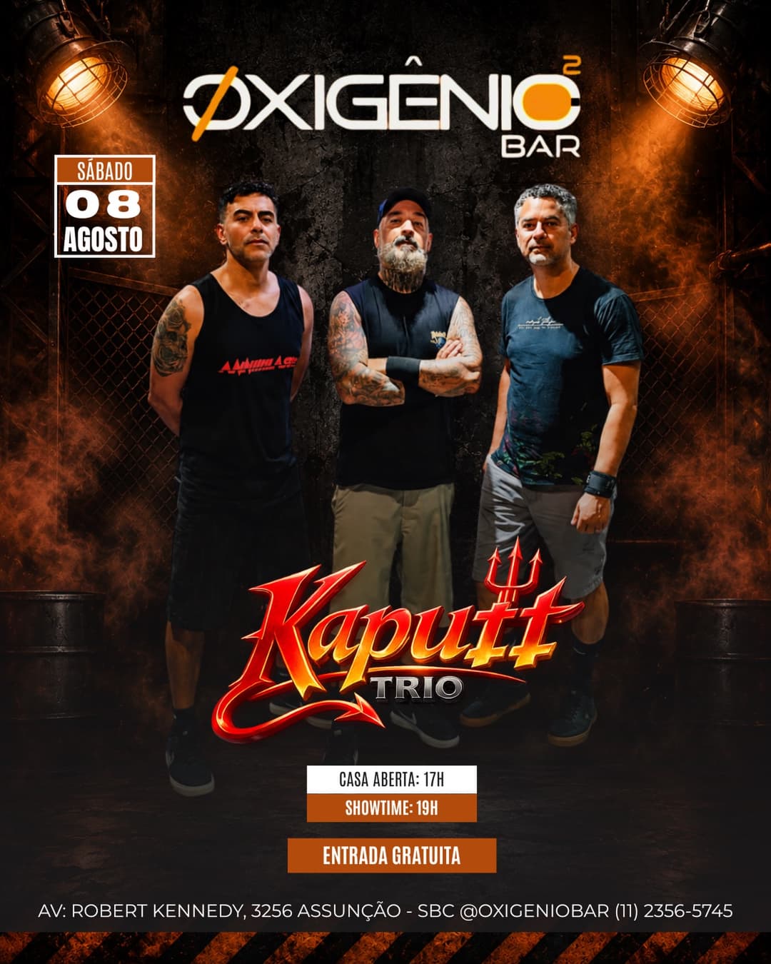 Flyer de Kaputt Trio