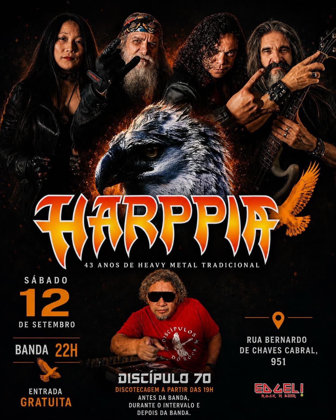 Flyer de Harpia