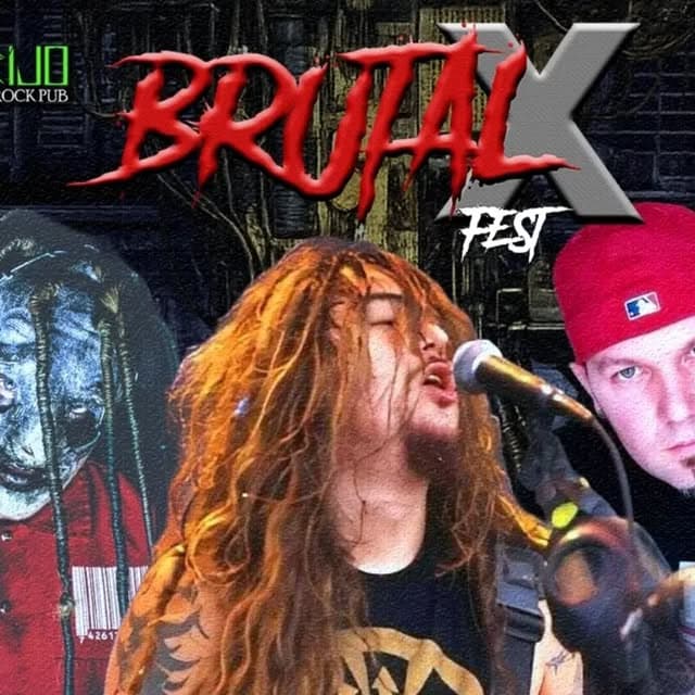 Flyer de Heretic, Starfish! e BRUTAL INC.