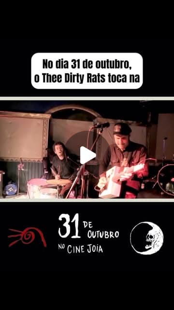 Flyer de Thee Dirty Rats e mais 3 artistas