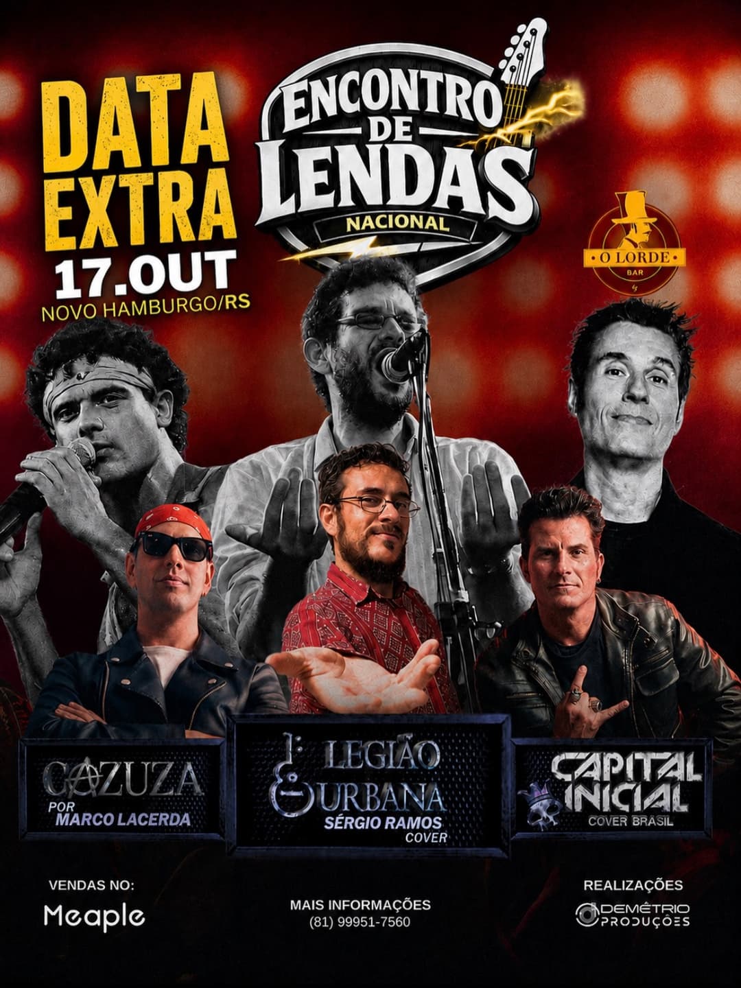 Flyer de Sérgio Ramos, Diego Sanz e Marco D'Lacerda