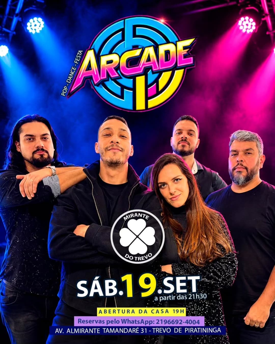 Flyer de Arcade