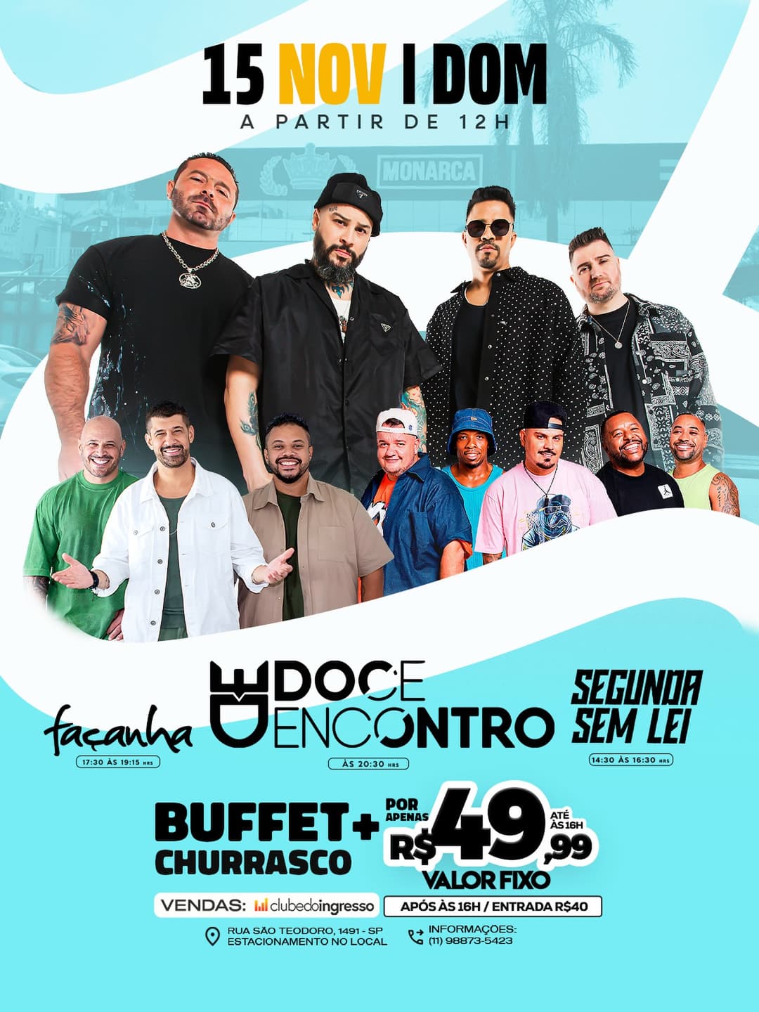 Flyer de Segunda Sem Lei