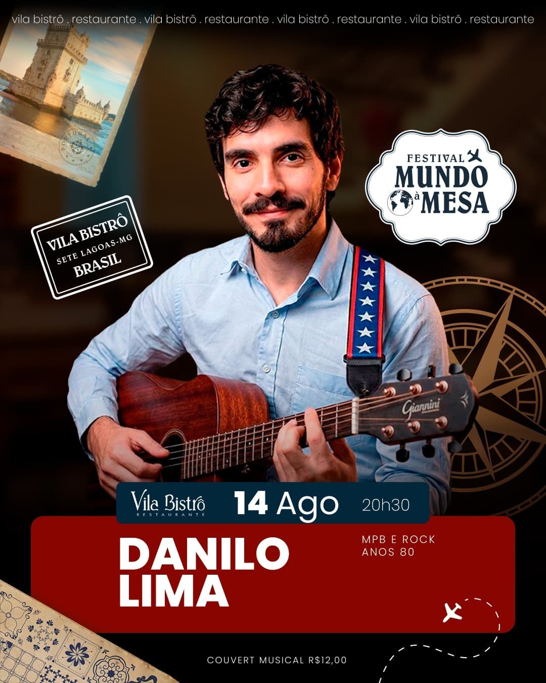 Flyer de Danilo Lima