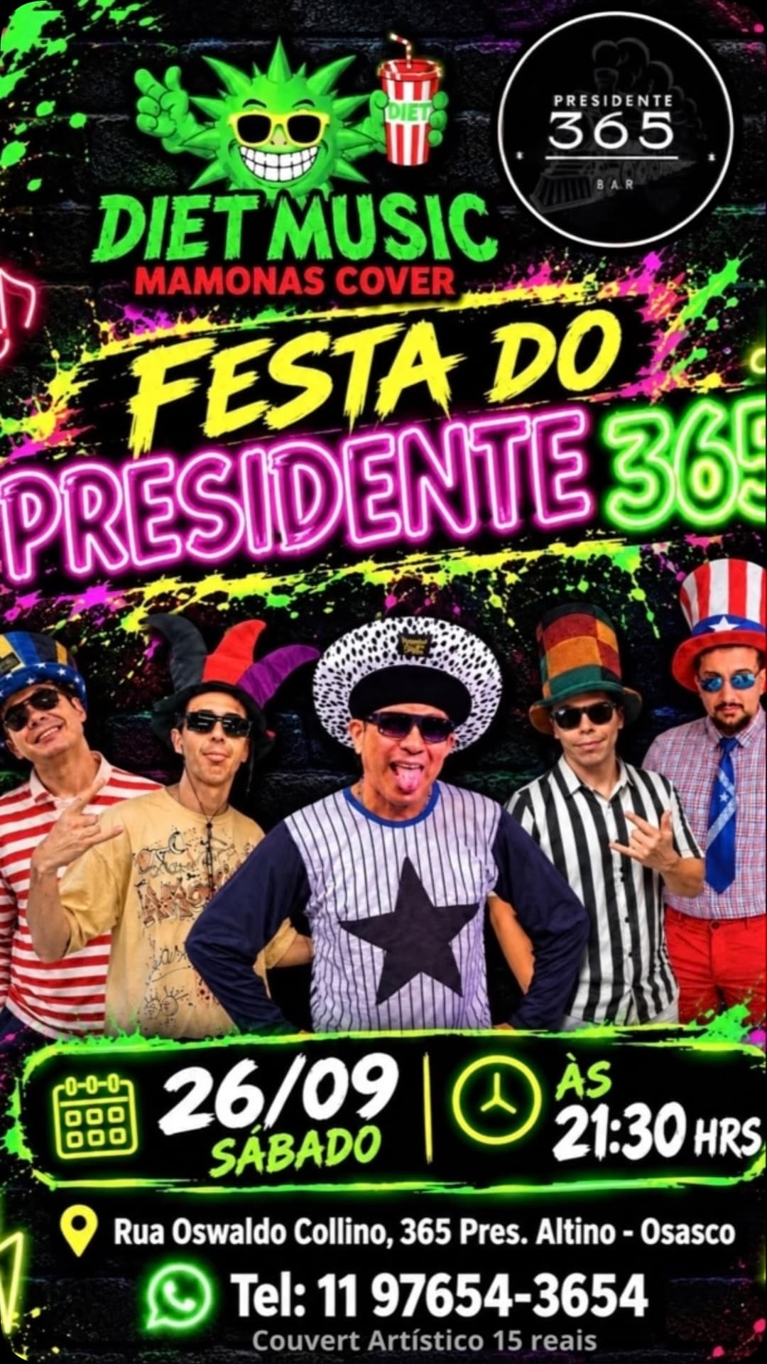 Flyer de Diet Music