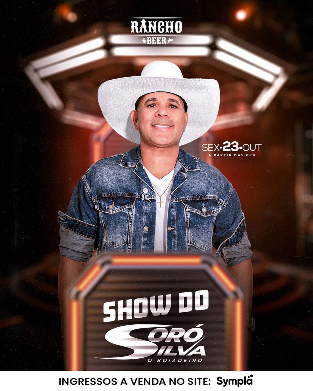 Flyer de Soró Silva