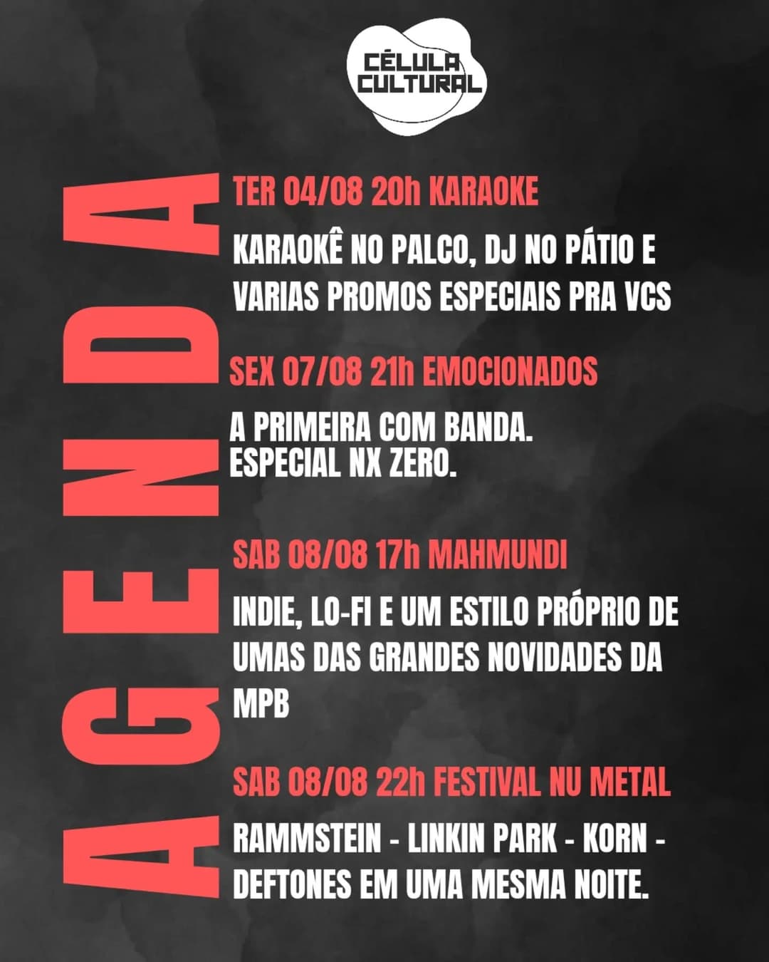 Flyer de Emocionados