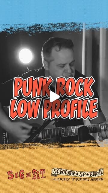 Flyer de Punk Rock Low Profile