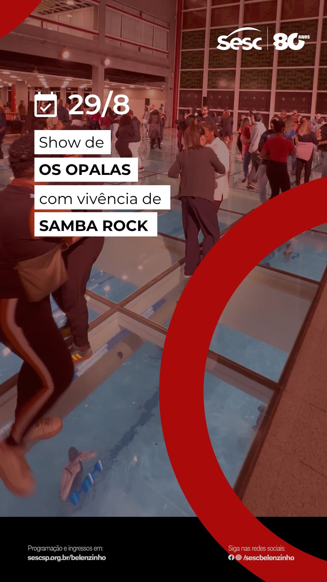 Flyer de Os Opalas, Grazzi Brasil e Renato Gama