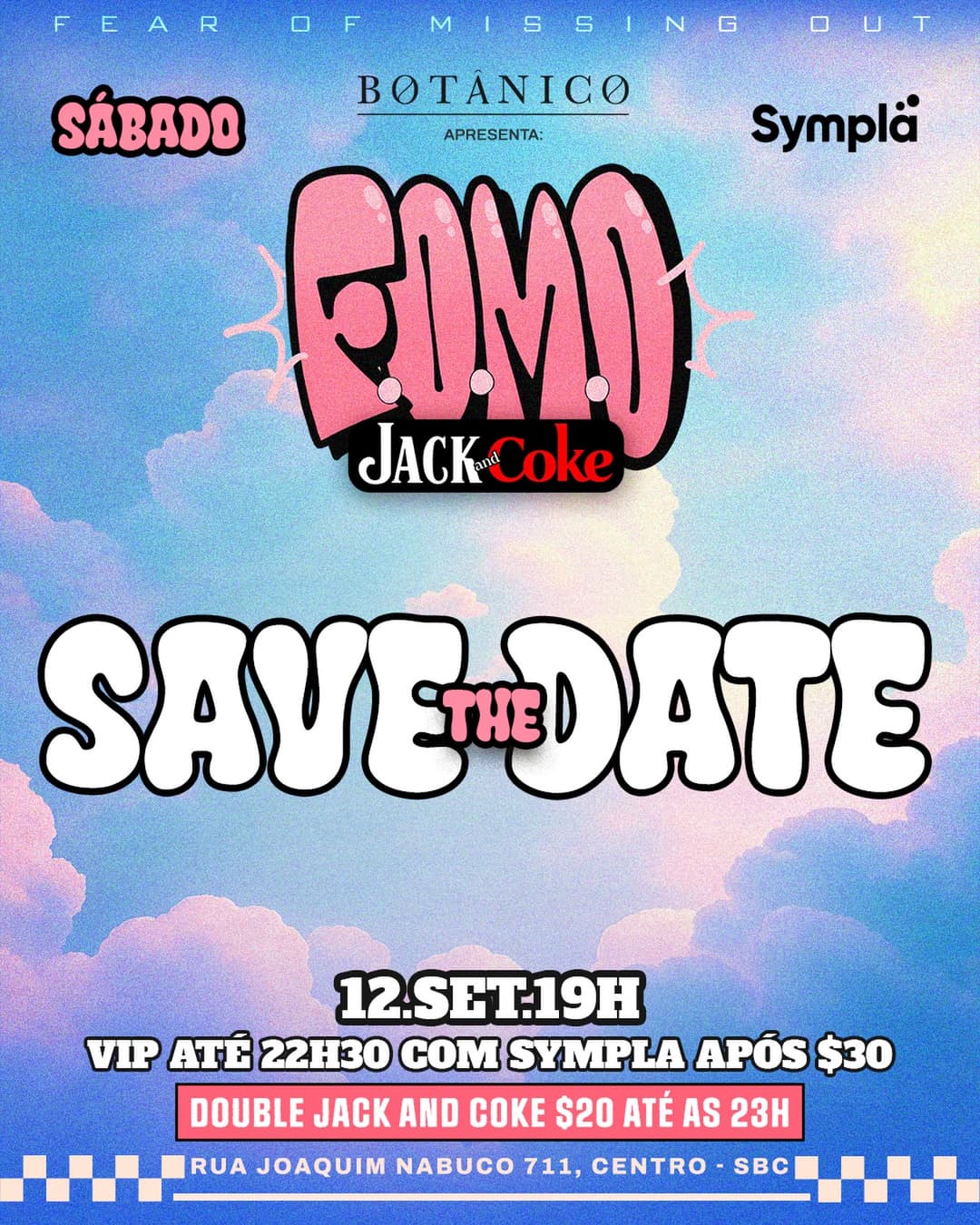 Flyer de fomo_sp e jackandcoke_br