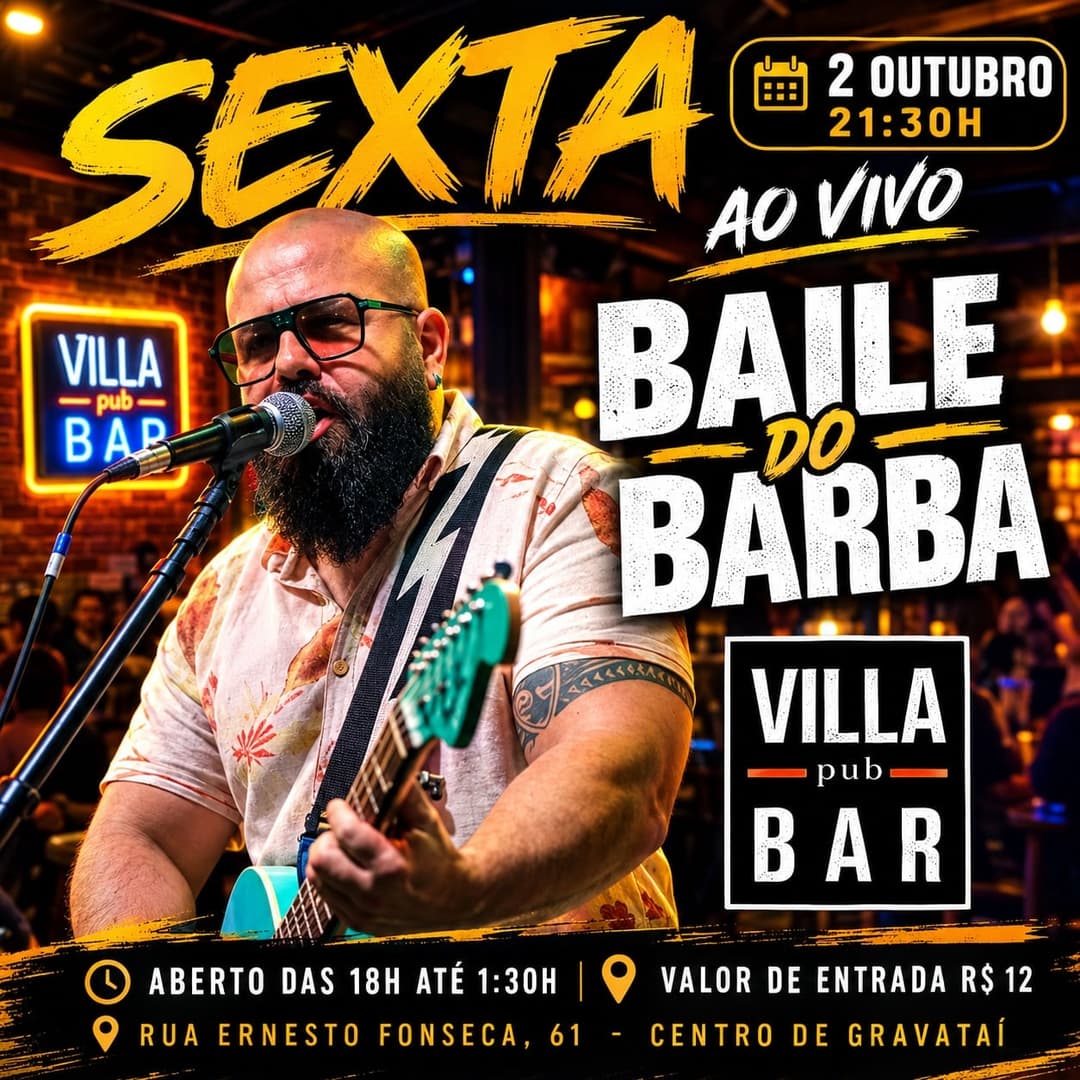 Flyer de bailedobarba
