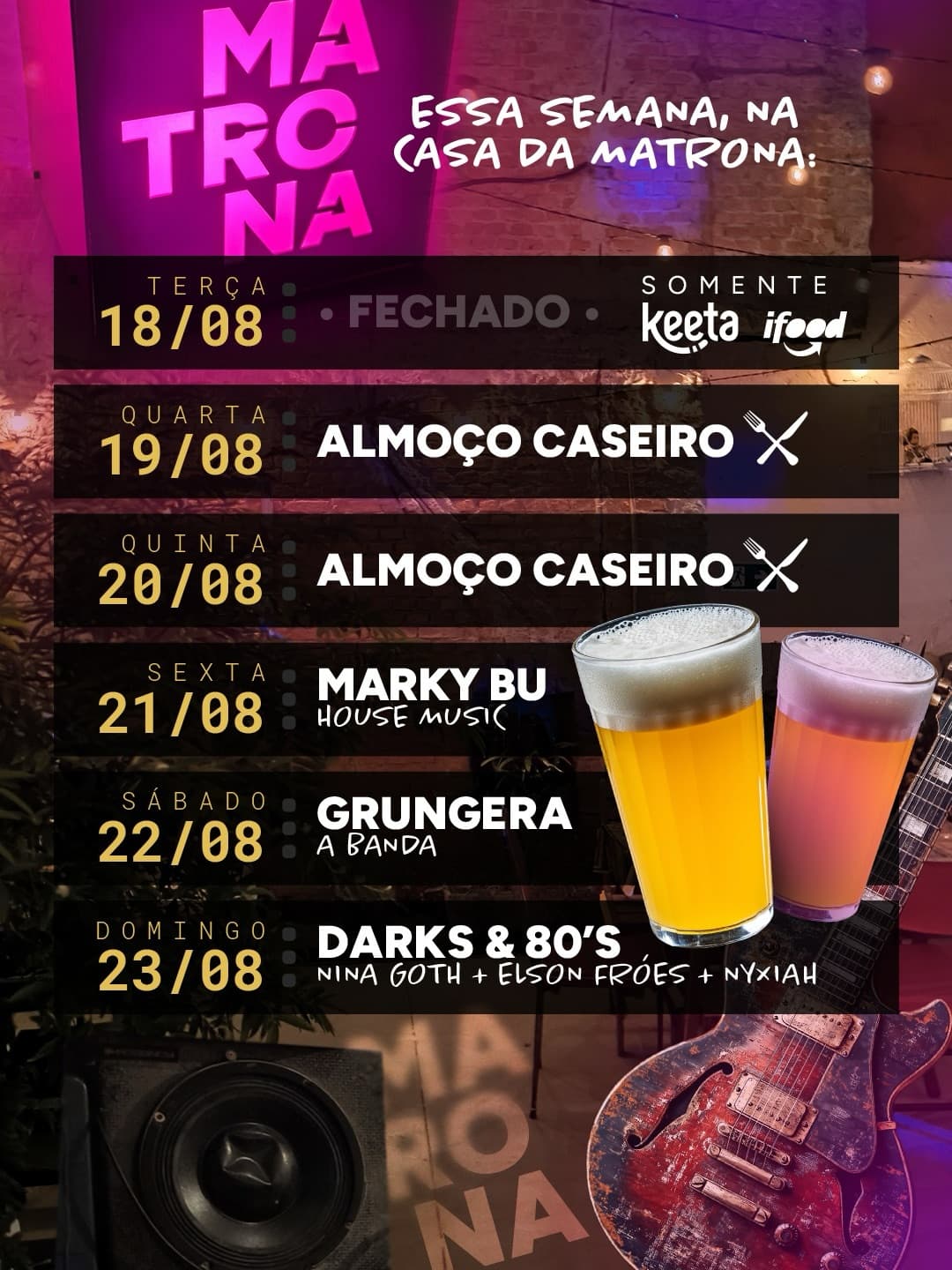 Flyer de Dj Marky.bu