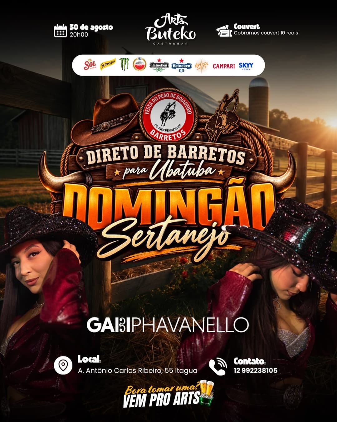 Flyer de Gabi Phavanello