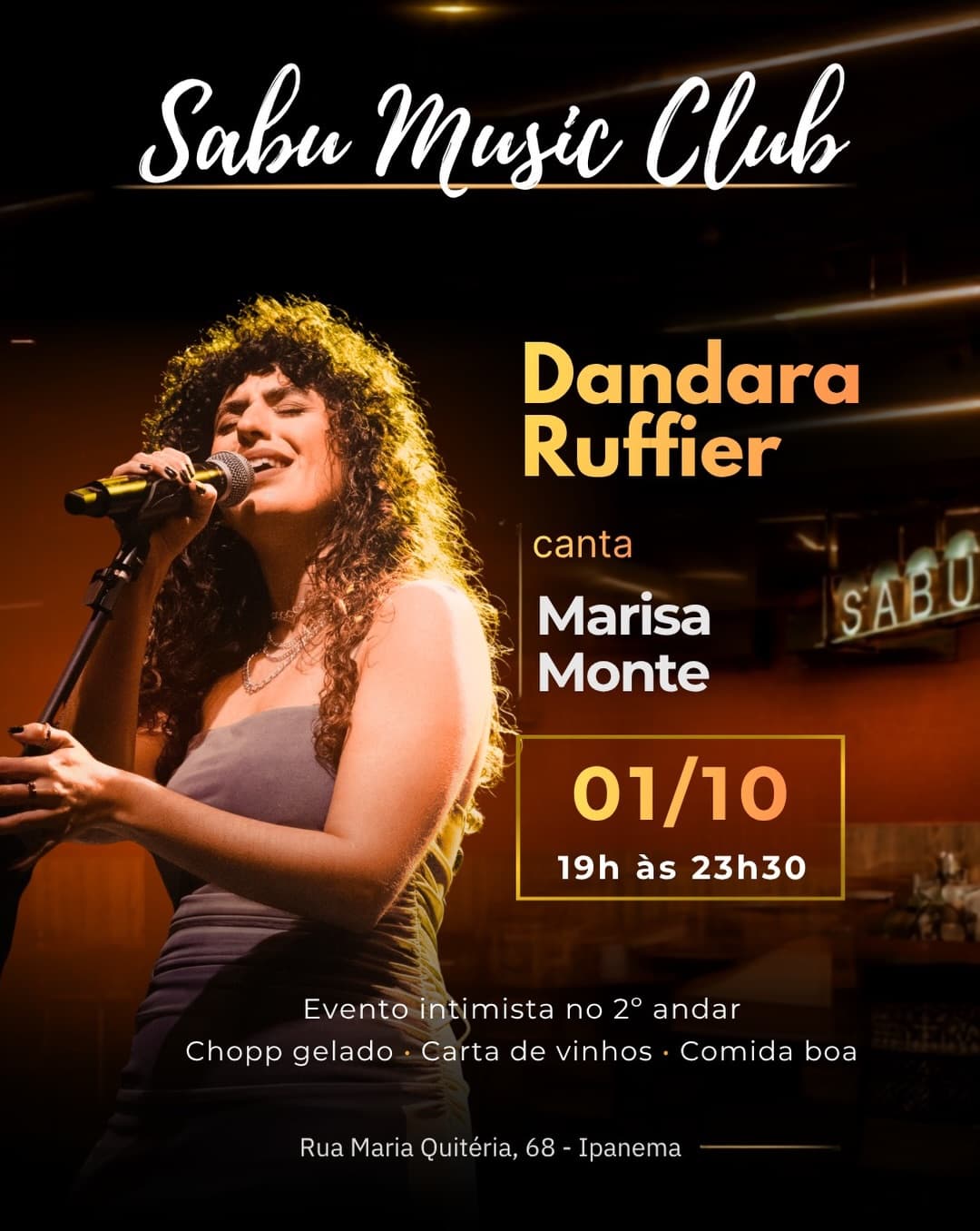 Flyer de Dandara Ruffier