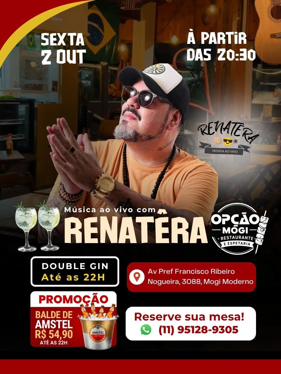 Flyer de Renatêra Voz