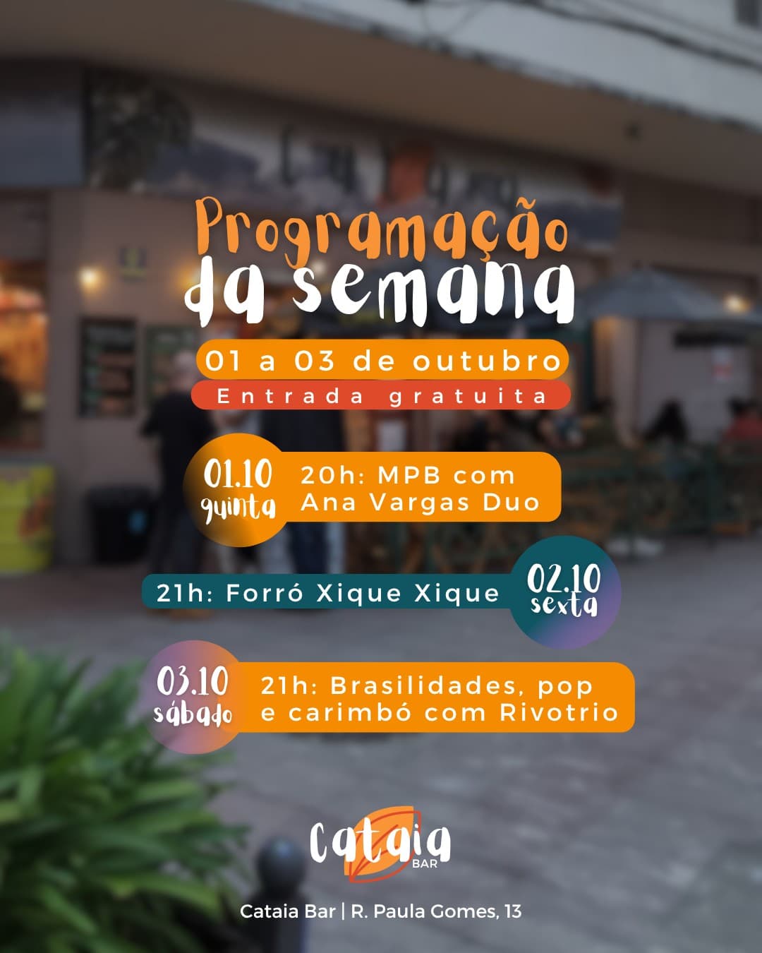 Flyer de RivoTrio