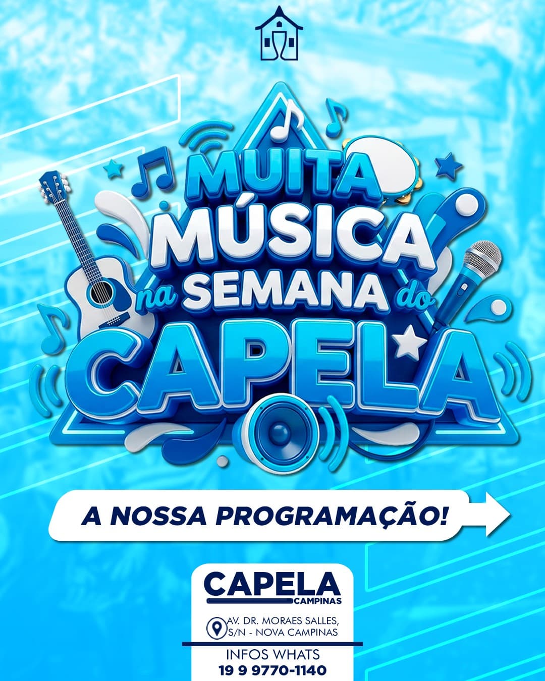 Flyer de Brasilidades com Heberth Azzul e Samba Capela com o grupo Samba da Diretoria